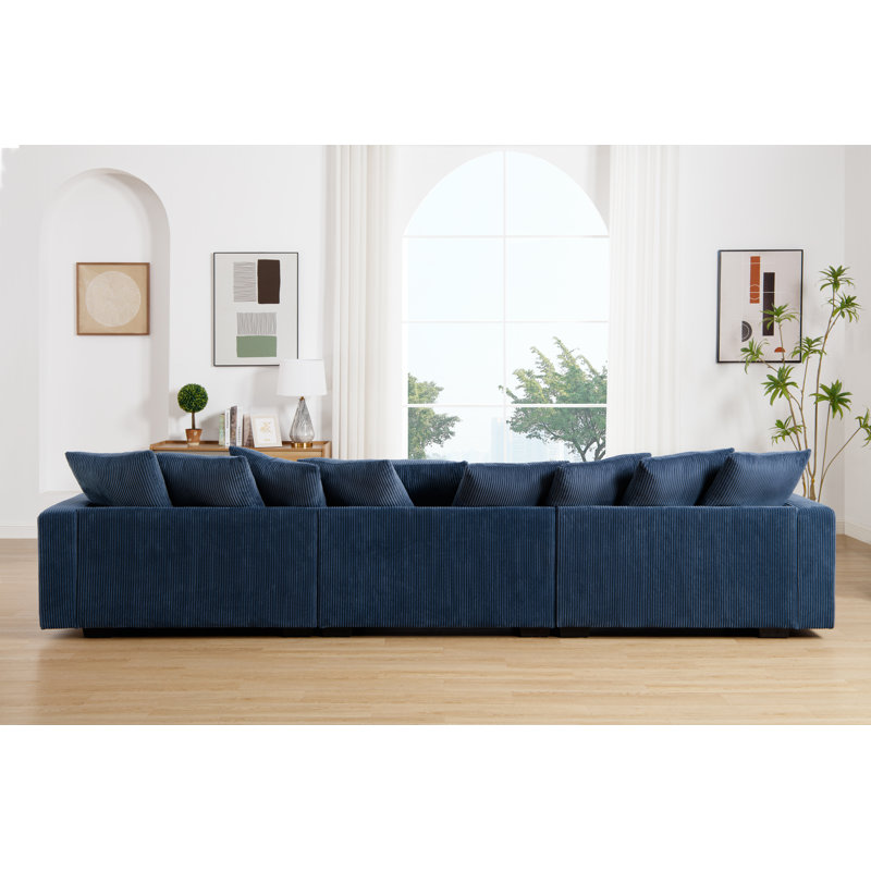 Large cozy sectional discount